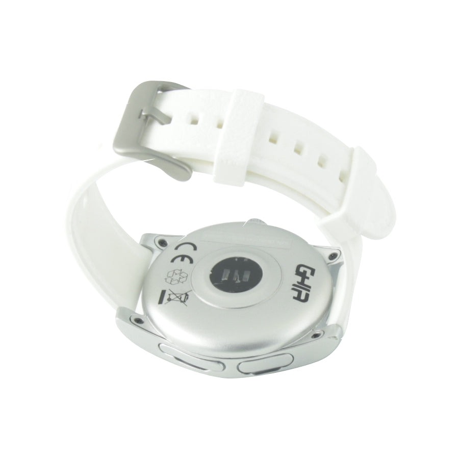 Ghia Smart Watch Cygnus, 1.1 Touch, Heart Rate, Bt, Sensor G, Sim Card 2g, Gac-144 Blanco