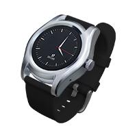 Ghia Smart Watch Cygnus, 1.1 Touch, Heart Rate, Bt, Sensor G, Sim Card 2g, Gac-145 Negro Con Plata