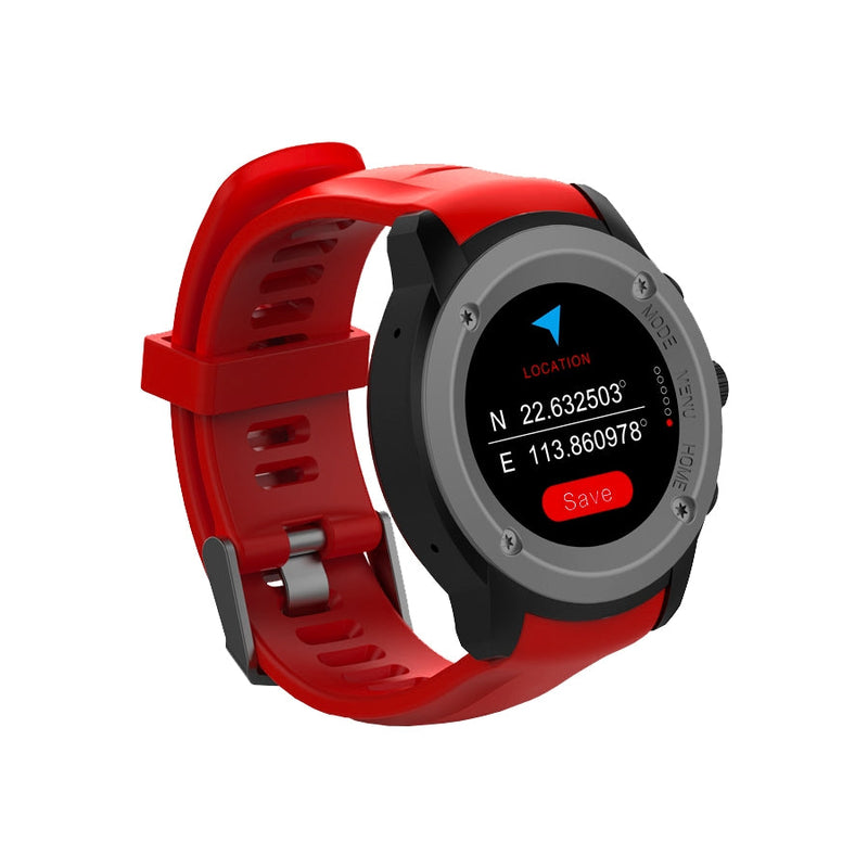 Ghia Smart Watch Draco, 1.3 Touch, Heart Rate, Bt, Gps, Gac-072, Color Rojo