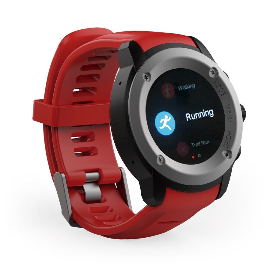 Ghia Smart Watch Draco, 1.3 Touch, Heart Rate, Bt, Gps, Gac-072, Color Rojo
