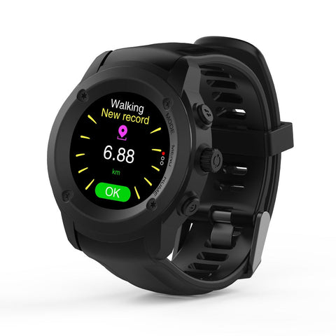 Ghia Smart Watch Draco, 1.3 Touch, Heart Rate, Bt, Gps, Gac-142, Color Negro Con Negro