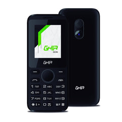 Ghia Telefono Celular 2g, Quadband,  Pantalla 1.77in,  Single Core - 32mb32mb, Camara 0.08mp, Bateria 600mah, Radio Fm, Negro Con Gris