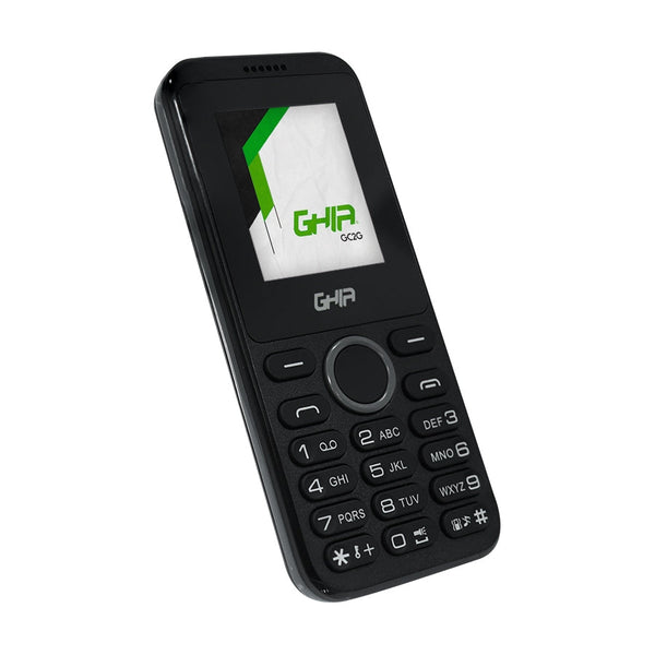 Ghia Telefono Celular 2g, Quadband,  Pantalla 1.77in,  Single Core - 32mb32mb, Camara 0.08mp, Bateria 600mah, Radio Fm, Negro Con Gris