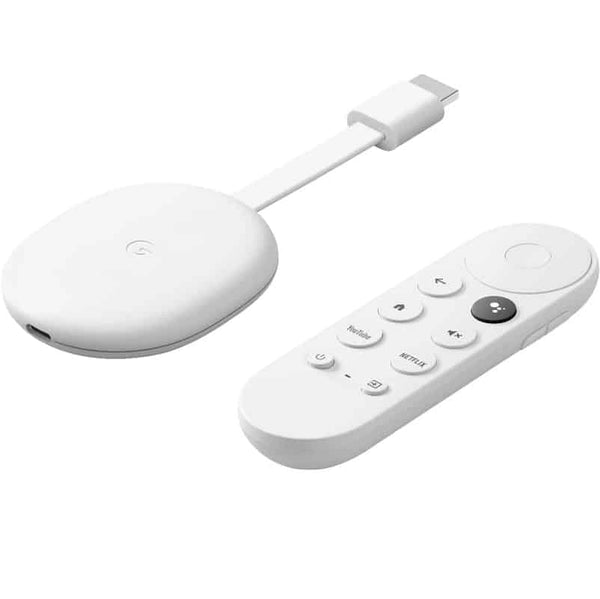 Google Chromecast Whit Google Tv 4k Snow Ga01919-Us