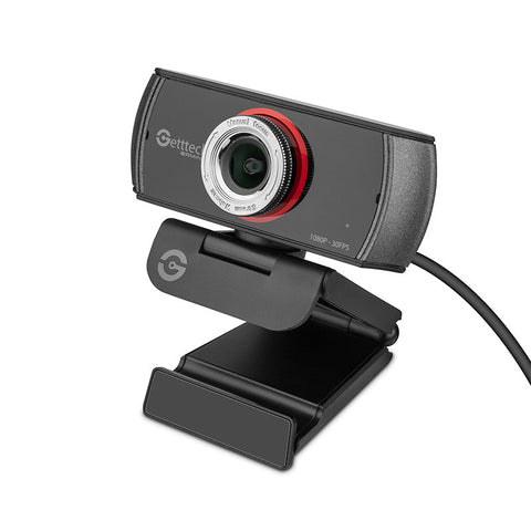Webcam Getttech Streaming  Fhd 30Fps Usb Microfonos Dobles (Gpw-Fhdmf-G1)