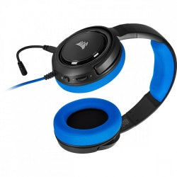 Headset Corsair Hs35 Stereo Gaming Blue 3.5 Mm Ca-9011196-Na