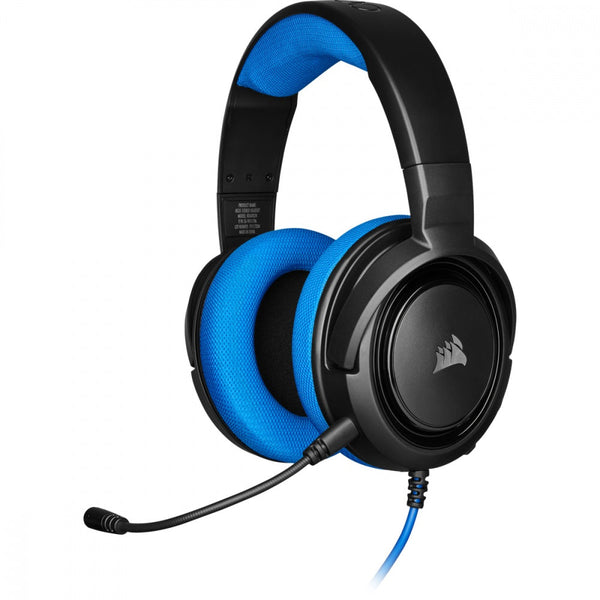 Headset Corsair Hs35 Stereo Gaming Blue 3.5 Mm Ca-9011196-Na