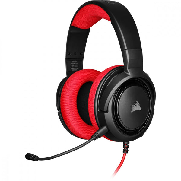 Headset Corsair Hs35 Stereo Gaming Red 3.5 Mm Ca-9011198-Na