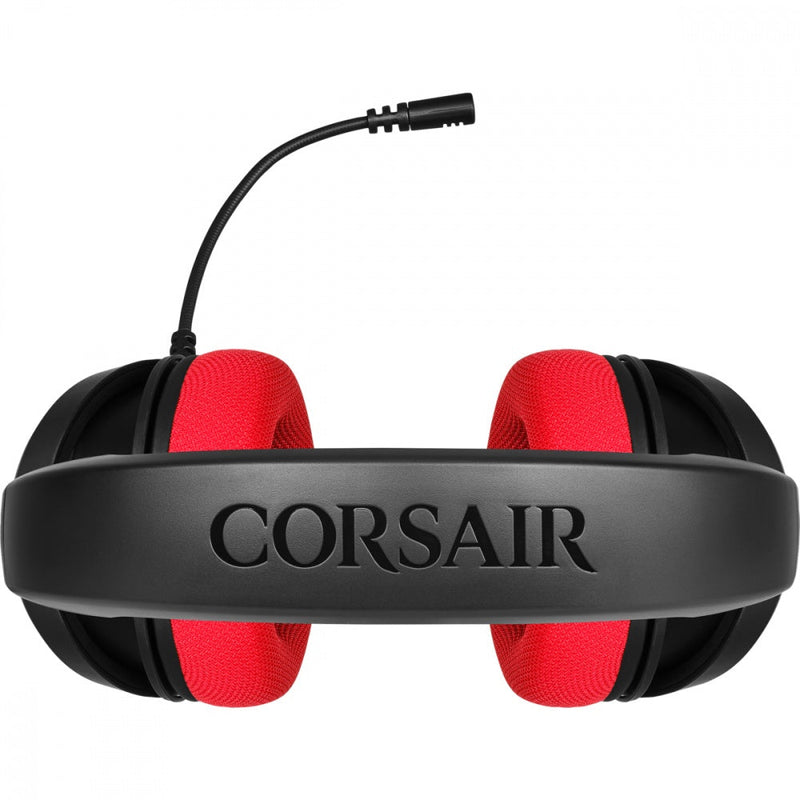 Headset Corsair Hs35 Stereo Gaming Red 3.5 Mm Ca-9011198-Na