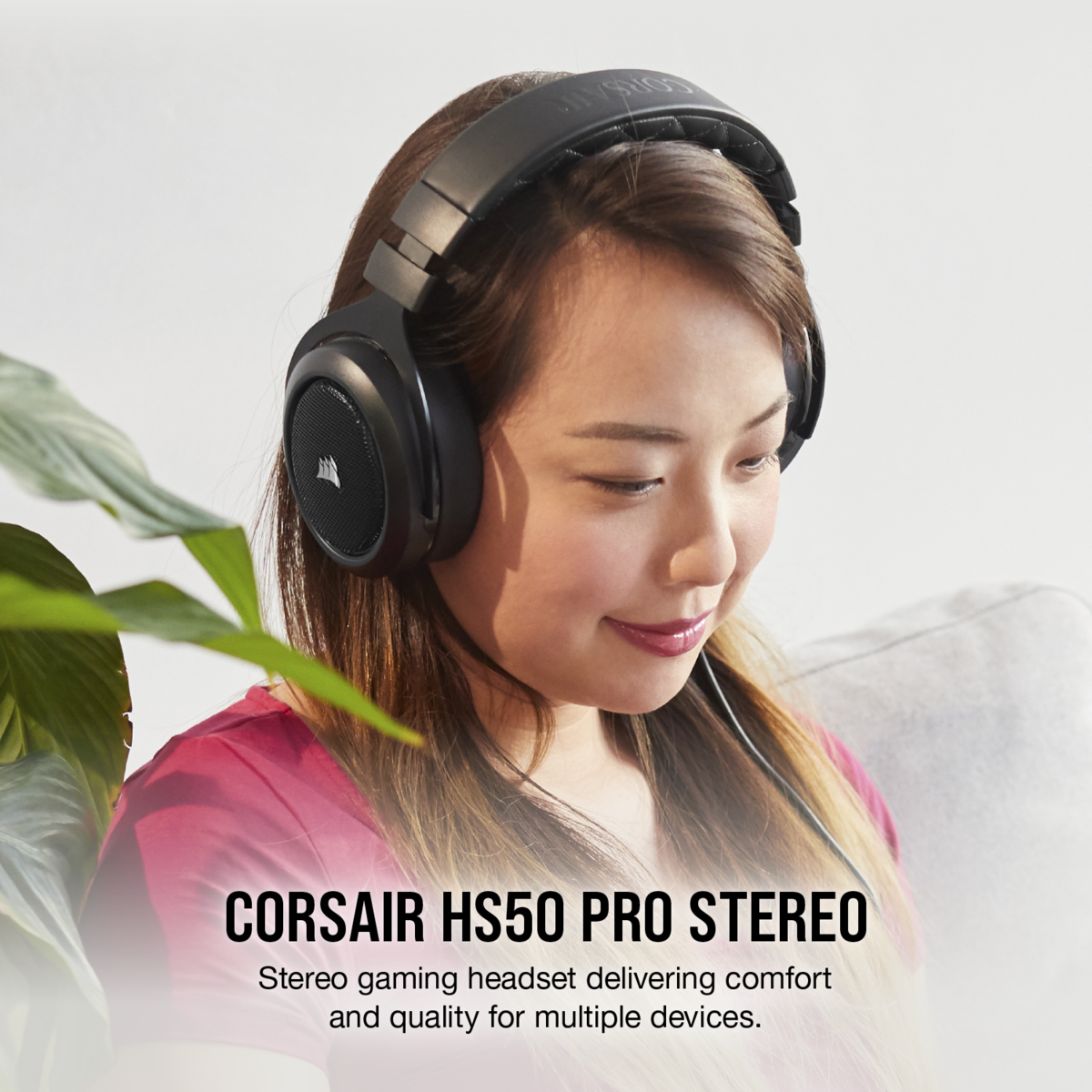 Headset Corsair Hs50 Pro Stereo Gaming Ca-9011215-Na
