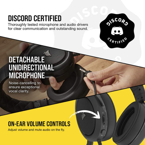 Headset Corsair Hs50 Pro Stereo Gaming Ca-9011215-Na
