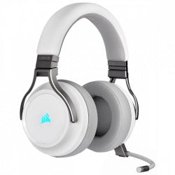 Headset Corsair Virtuoso Rgb Wireless White Ca-9011186-Na