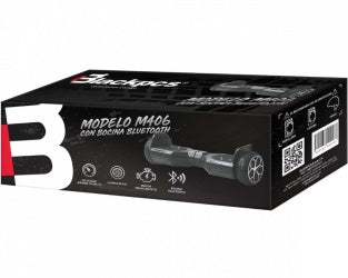 Hoverboard Electrico Blackpcs 6.5" Bocina Bluetooth Negro (M406-Bl)