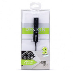 Hub Brobotix Usb-A V2.0 De 4 Puertos, Small, Color Negro