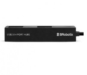 Hub Brobotix Usb-A V2.0 De 4 Puertos, Small, Color Negro