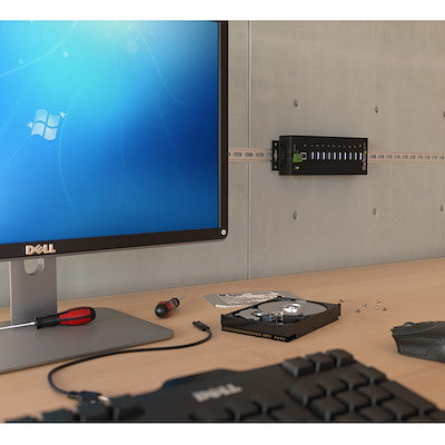 Hub Concentrador Industrial Usb 3.0 De 10 Puertos - Hub Con Protección De Descargas - Startech.Com Modelo St1030usbm