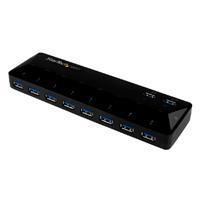 Hub Concentrador Usb 3.0 De 10 Puertos - Hub Con Puertos De Carga Y Sincronización - 2 Puertos De 1.5a - Startech.Com Modelo St103008u2c