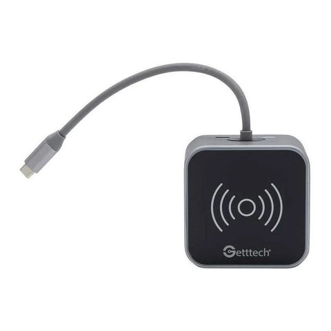 Hub Getttech Tipo C Wireless Ghw-69401 Hdmi, Rj45, Sd, Tf, Usb, 3.5mm