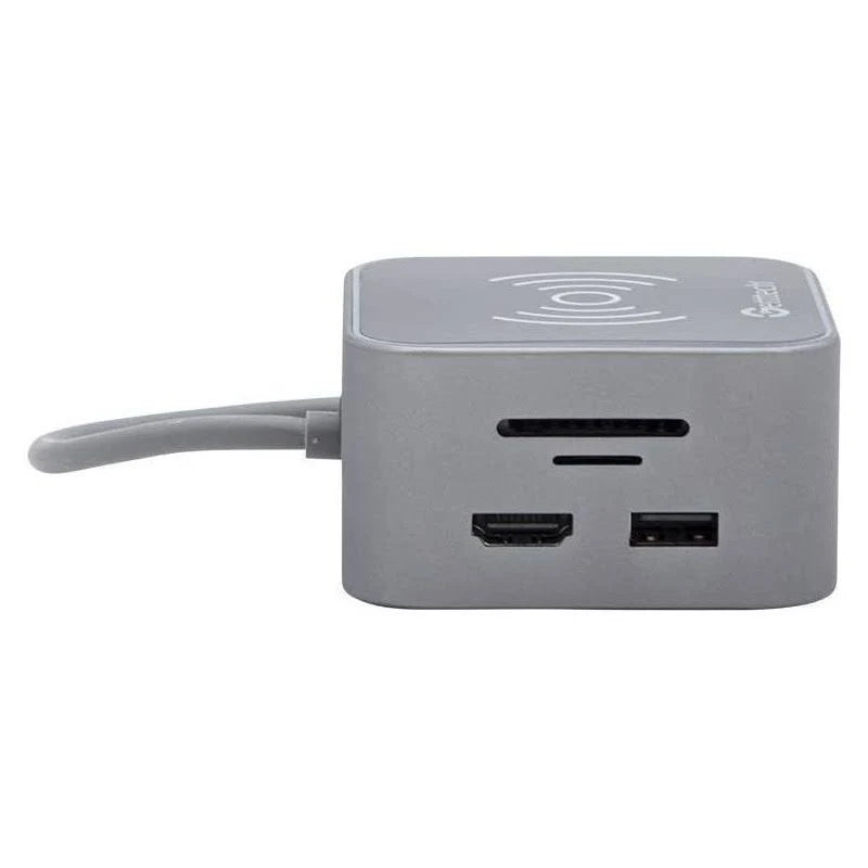 Hub Getttech Tipo C Wireless Ghw-69401 Hdmi, Rj45, Sd, Tf, Usb, 3.5mm