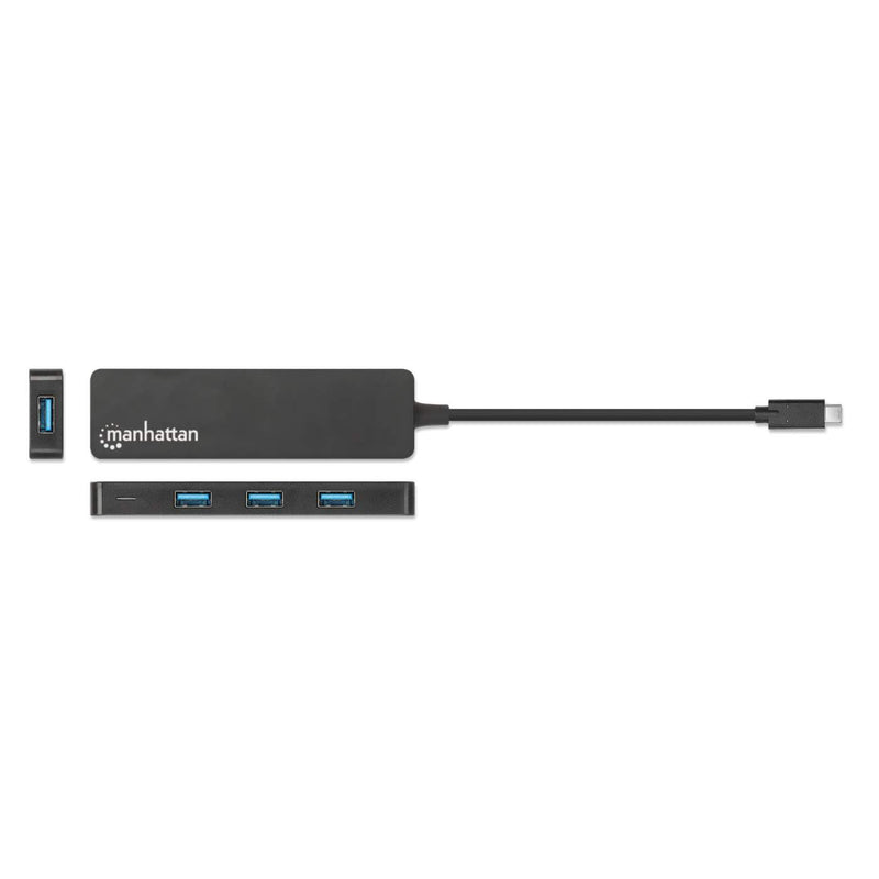 Hub Manhattan Usb-C Macho 3.2 Gen1 A 4 Puertos Hembra Usb-A 164924