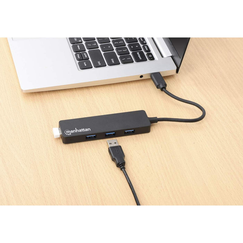 Hub Manhattan Usb-C Macho 3.2 Gen1 A 4 Puertos Hembra Usb-A 164924