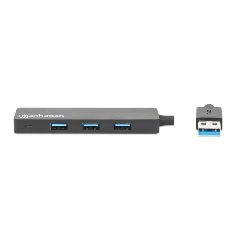 Hub Manhattan Usb M 3.2 Gen 1 A 4 P Usb Hembra De Hasta 5gbps 164900