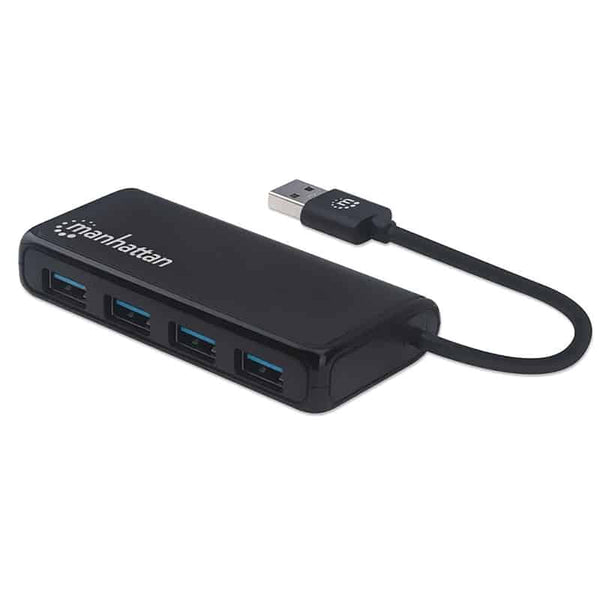 Hub Manhattan Usb M 3.2 Gen 1 A 4 P Usb Hembra De Hasta 5gbps 164900