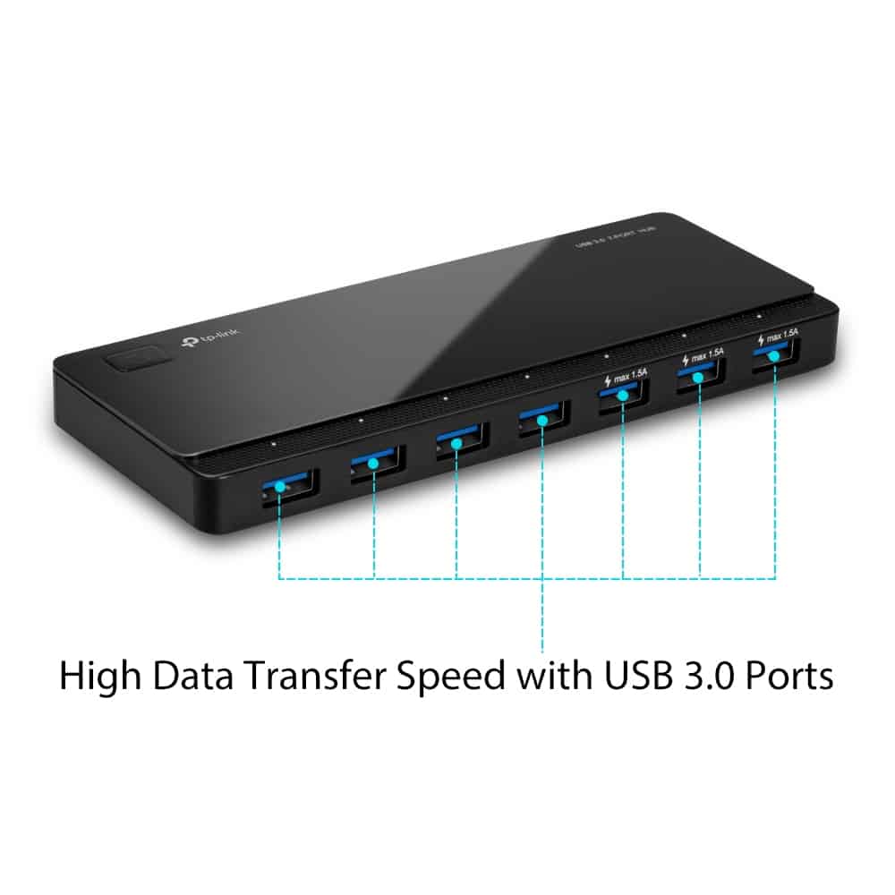 Hub Portatil De 7 Puertos Tp-Link, Usb3.0, Uh700