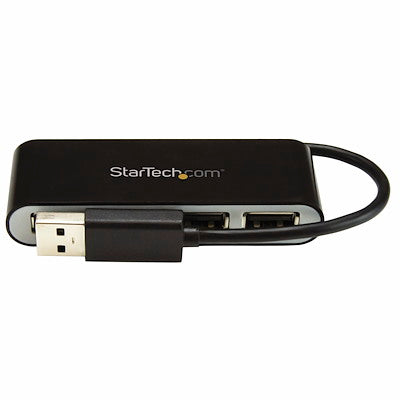 Hub Usb 2.0 De 4 Puertos - Concentrador Usb 2.0 De 4 Puertos Con Cable Integrado - Hub Portatil Usb 2.0 De 4 Puertos Alimentado Por El Bus - Startech.Com Modelo St4200mini2