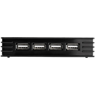 Hub Usb 2.0 De 7 Puertos - Concentrador Usb 2.0 Compacto De 7 Puertos - Usb Hi Speed - Negro - Startech.Com Modelo St7202usb