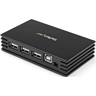 Hub Usb 2.0 De 7 Puertos - Concentrador Usb 2.0 Compacto De 7 Puertos - Usb Hi Speed - Negro - Startech.Com Modelo St7202usb