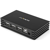 Hub Usb 2.0 De 7 Puertos - Concentrador Usb 2.0 Compacto De 7 Puertos - Usb Hi Speed - Negro - Startech.Com Modelo St7202usb