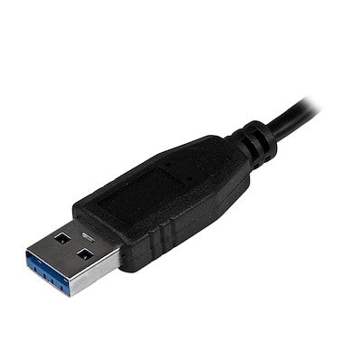 Hub Usb 3.0 De 4 Puertos - Adaptador Concentrador Hub Usb 3.0 Super Speed 4 Puertos Salidas Portatil Para Laptop Computadora - Negro - Startech.Com Modelo St4300minu3b