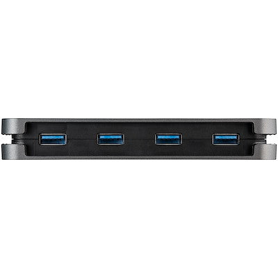 Hub Usb 3.0 De 4 Puertos Usb-A - Hub Usb Tipo A Para Laptop, Pc, 5gbps, Alimentado Por Bus Usb, Cable De 28cm Y Gestor De Cable - Startech.Com Modelo Hb30am4ab