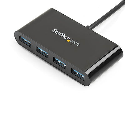 Hub Usb 3.0 De 4 Puertos - Usb-C A 4x Usb-A Alimentado Por El Bus - Conversor De Usb C A Usb Convencional - Startech.Com Modelo Hb30c4ab