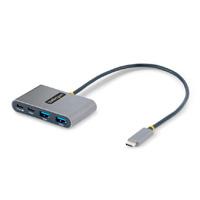 Hub usb-c de 4 puertos - concentrador con entrega de alimentacion de 100w de paso - usb tipo c - 2x usb-a  2x usb-c - startech.com mod. 5g2a2cpdb-usb-c-hub