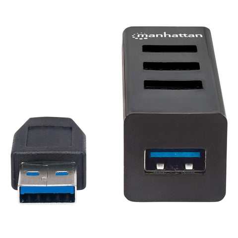 Hub Usb Manhattan V2.0 3 Puertos + 1 Pto V3.0 Sin Fuente 163828