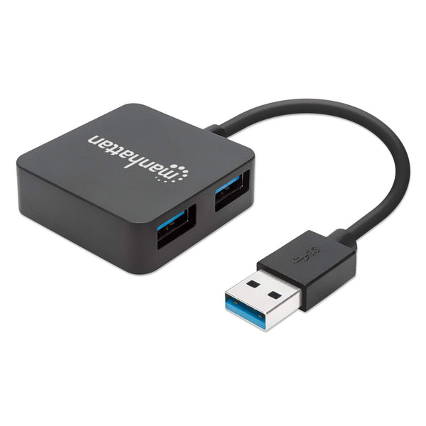 Hub Usb V3.0 Manhattan 4 Puertos Super Velocidad 162296