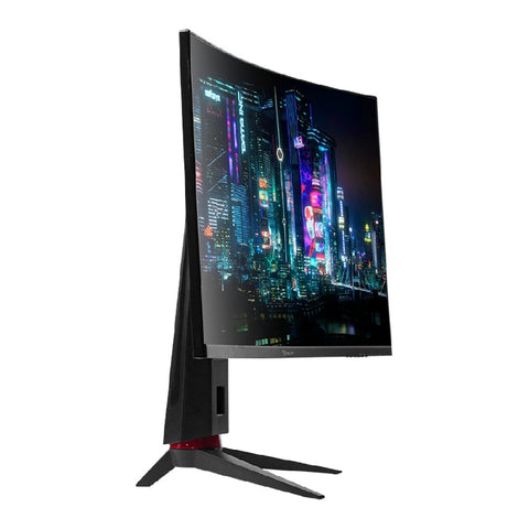 Monitor Om-32, 31.5" Curvo, Esolucion Qhd 2560 X 1440, 180Hz, 5Ms, Freesync, 2 Hdmi, 2 Displayport, 1 Audio Out