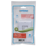 Jack Hdmi Manhattan Blanco Faceplate Con 1 Puerto 771719