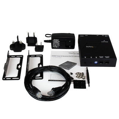 Juego Kit Extensor De Video Y Audio Hdmi Ip Por Red Gigabit Ethernet - Cable Utp Cat6 Rj45 - Startech.Com Modelo St12mhdlan