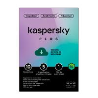 Kaspersky Plus (Internet Security), 10 Dispositivos, 5 Cuentas Kpm, 1 Año