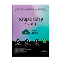 Kaspersky Plus (Internet Security), 10 Dispositivos, 5 Cuentas Kpm, 2 Años