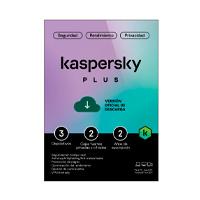 Kaspersky Plus (Internet Security), 3 Dispositivos, 2 Cuentas Kpm, 2 Años