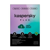 Kaspersky Plus (Internet Security), 5 Dispositivos, 3 Cuentas Kpm, 2 Años