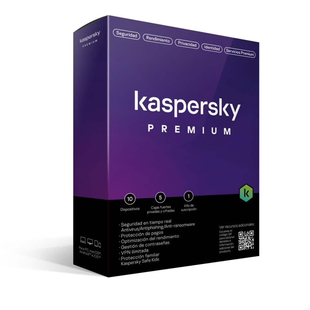 Kaspersky Premium 10 Dispositivos 1 Año (Tmks-411)