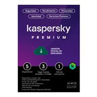 Kaspersky Premium (Total Security), 5 Dispositivos, 3 Cuentas Kpm, 1 Año