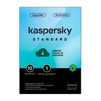 Kaspersky Standard (Anti-Virus), 10 Dispositivos, 1 Año
