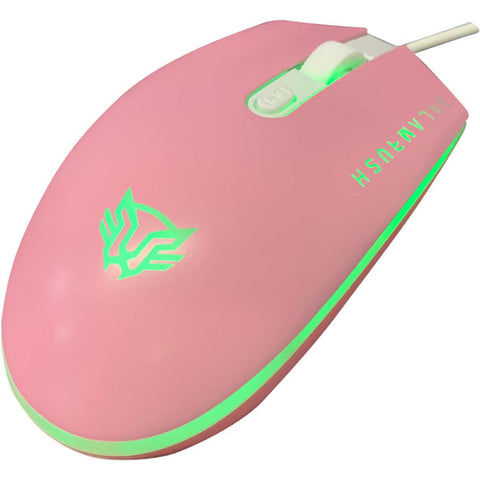 Kit 2 En 1 Gamer Balam Rush Teclado Y Mouse Rosa Squad Ktm330 Br-932769