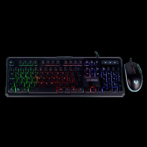 Kit 2 En 1 Gamer Balam Rush Teclado/Mouse Negro Squad Ktm330 Br-932745